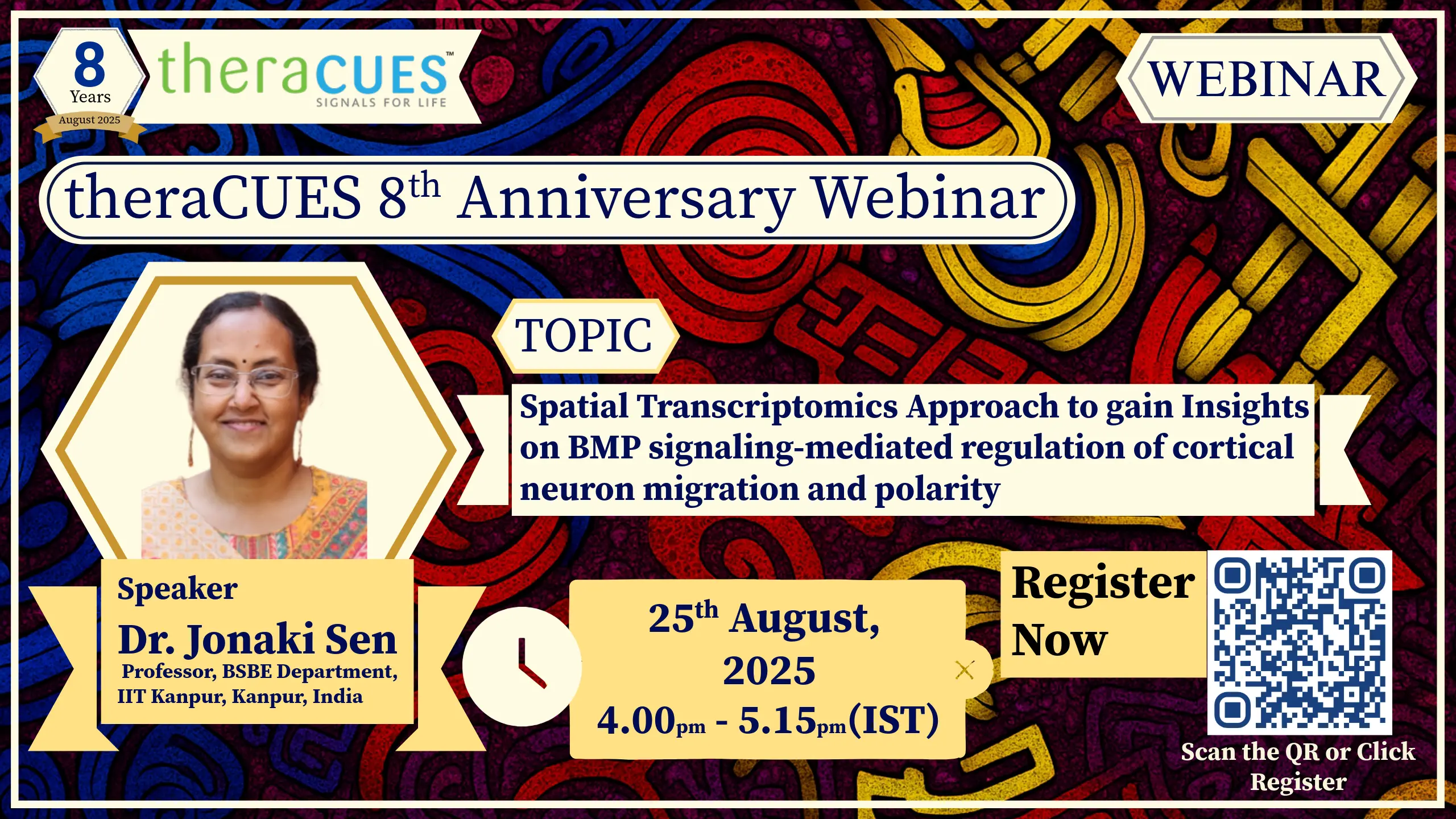 theraCUES 8th Anniversary Webinar 2025